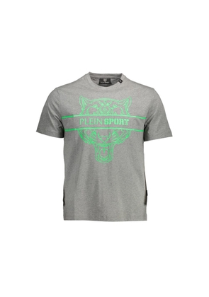 Brown Cotton Men T-Shirt - S