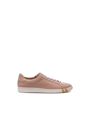 Bally Elegant Pink Cotton Leather Sneakers - EU40/US10