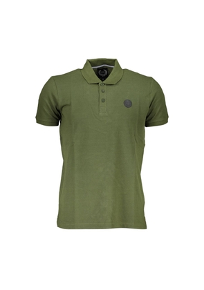Gianmarco Venturi Green Cotton Polo Shirt - XL