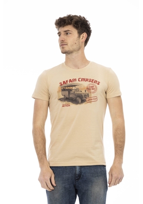Trussardi Action Beige Cotton T-Shirt - L