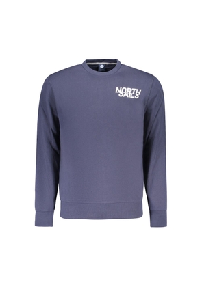 North Sails Blue Cotton Sweatshirt - M