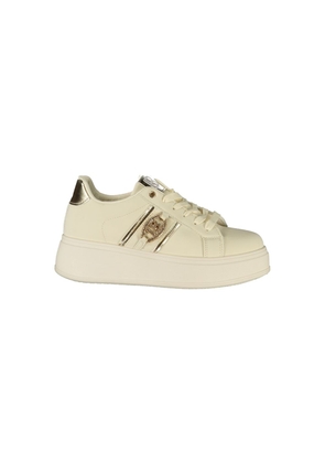 Laura Biagiotti Beige Polyester Women Sneaker - EU38/US8