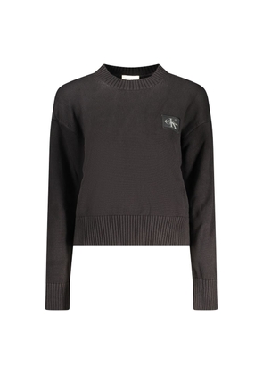Calvin Klein Black Cotton Sweater - XS