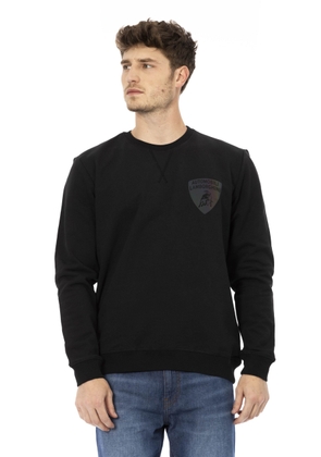 Automobili Lamborghini Black Cotton Sweater - S