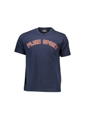 Blue Cotton T-Shirt - M