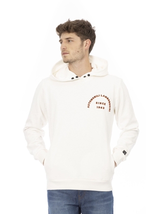 Automobili Lamborghini White Cotton Sweater - M