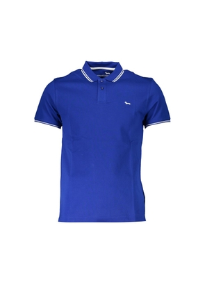 Sleek Short Sleeved Contrast Polo - M