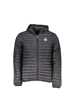 Black Polyamide Men Jacket - XL