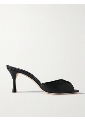 Manolo Blahnik - Jada 70 Leather Mules - Black - IT35,IT35.5,IT36,IT36.5,IT37,IT37.5,IT38,IT38.5,IT39,IT39.5,IT40,IT40.5,IT41,IT41.5,IT42,IT43