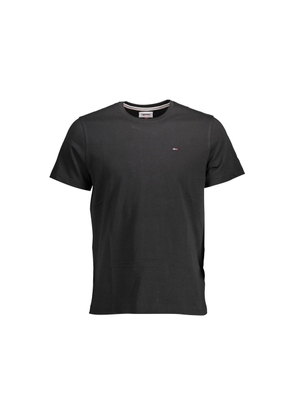 Black Organic Cotton Men T-Shirt - S