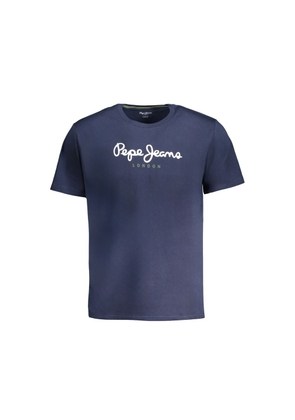 Blue Cotton T-Shirt - S