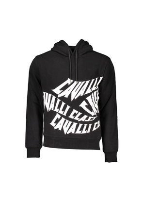 Black Cotton Men Sweater - XL