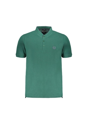 Gianmarco Venturi Green Cotton Polo Shirt - XXL