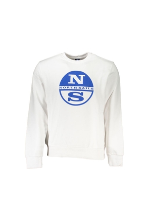 White Cotton Sweater - M