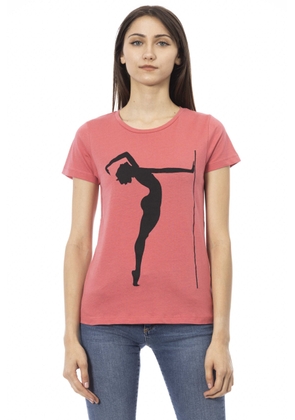 Trussardi Action Pink Cotton Tops & T-Shirt - S