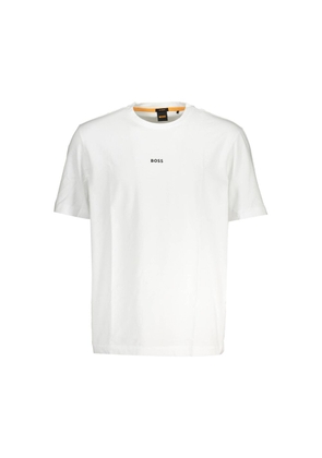 White Cotton T-Shirt - M