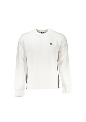 White Cotton Sweater - M