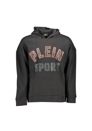 Black Cotton Men Sweater - L