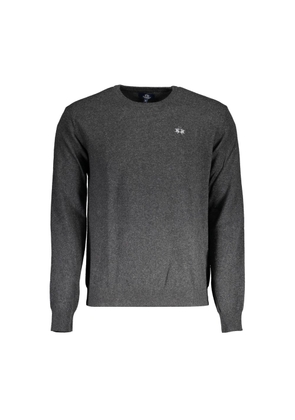 Brown Wool Men Sweater - XL