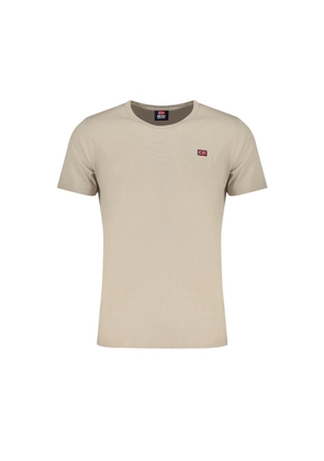 Beige Cotton T-Shirt - XL