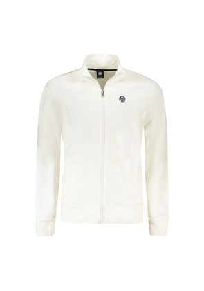 North Sails White Cotton Sweatshirt - M