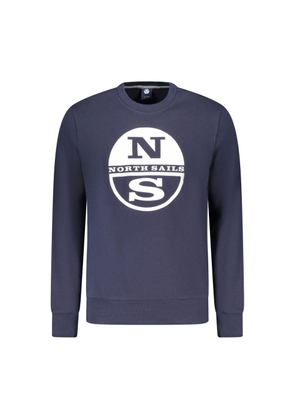 North Sails Blue Cotton Sweatshirt - M
