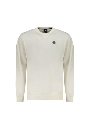 North Sails White Cotton Sweatshirt - M