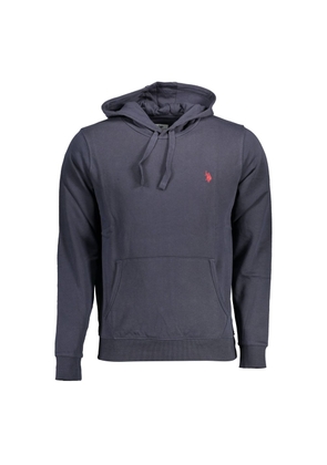 Blue Cotton Men Sweater - XL