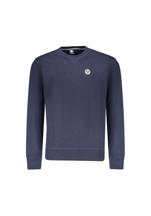 North Sails Blue Cotton Sweatshirt - M