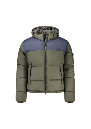 Green Polyester Men Jacket - XXL