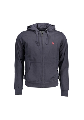 Blue Cotton Men Sweater - XL