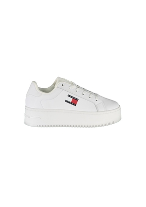 White Polyester Sneaker - EU40/US10