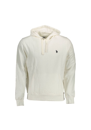 White Cotton Men Sweater - XXL