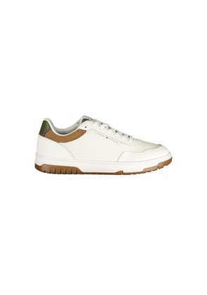 Tommy Hilfiger White Leather Men Sneaker - EU41/US8