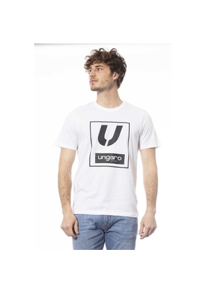 Ungaro Sport White Cotton T-Shirt - L
