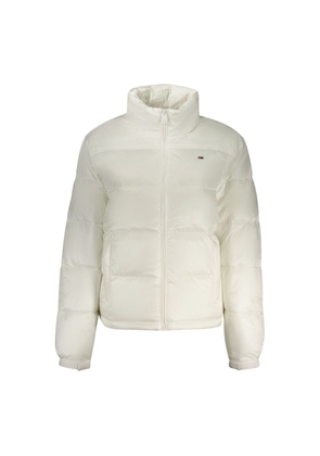 Tommy Hilfiger White Polyester Jackets & Coat - M