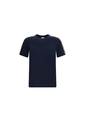 Burberry Blue Cotton T-Shirt - M