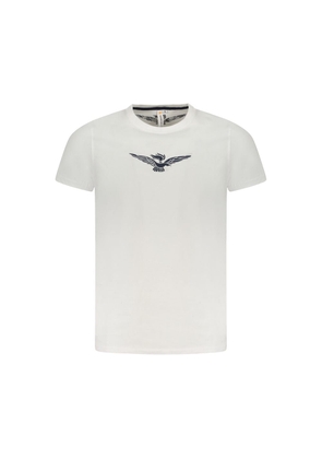 White Cotton T-Shirt - M