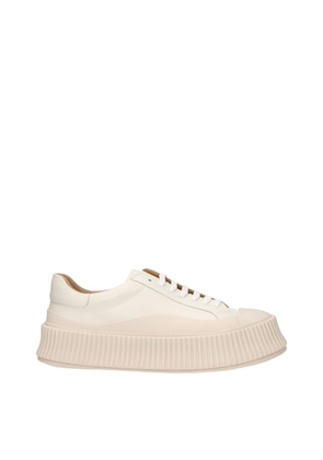 Beige Leather Sneakers - EU40/US7