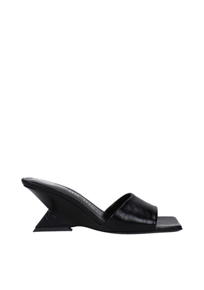 Black Leather Sandal - EU38.5/US8.5