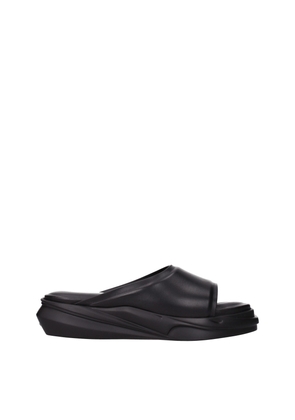 Black Leather Slipper - EU44/US11