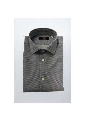 Baldinini Trend Blue Cotton Shirt - XL