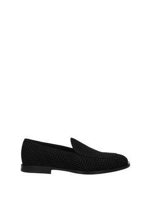Black Velvet Slip-On Loafer - EU41/US8