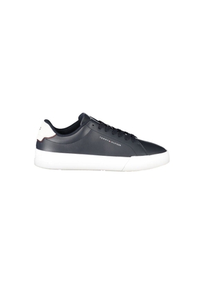 Blue Leather Men Sneaker - EU44/US11