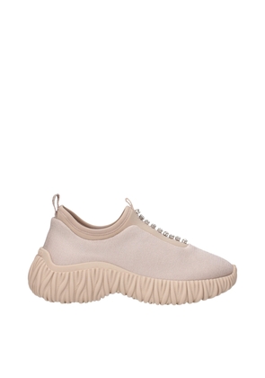 Beige Fabric Sneakers - EU37/US7