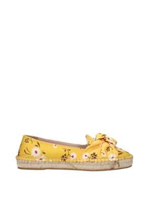Yellow Fabric Espadrille - EU40/US10