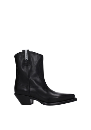 Black Leather Ankle - EU37/US7