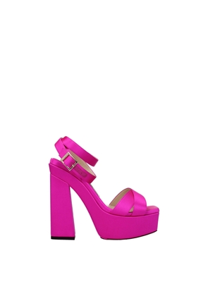 Pink Satin Sandal - EU36.5/US6.5