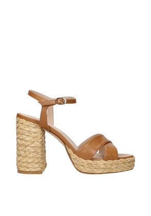 Brown Leather Platforms - EU40/US10