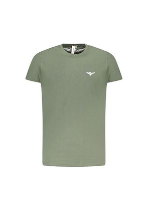 Green Cotton T-Shirt - M